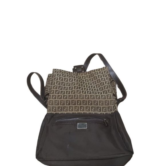 FENDI VINTAGE ZUCCA CANVAS CROSSBODY - Picture 2 of 15